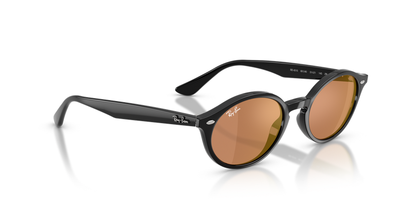 Ray-Ban RB4315 in Black / Brown Mirror Gold (601/40) - Alternate View