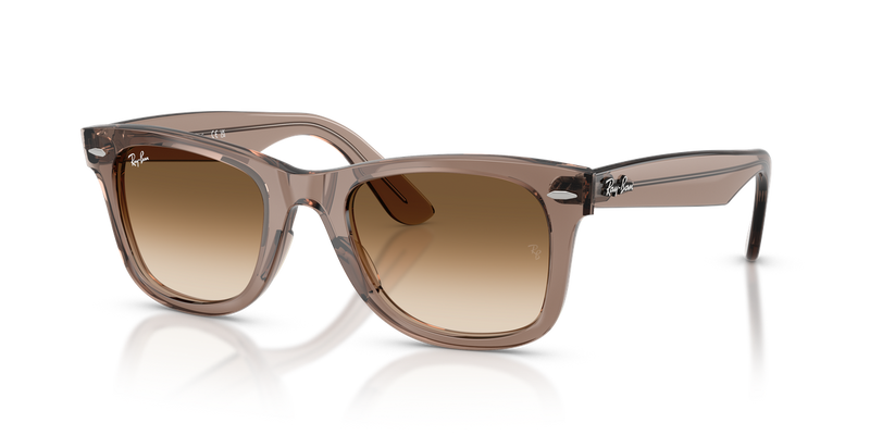Ray-Ban WAYFARER in Transparent Light Brown - Alternate View