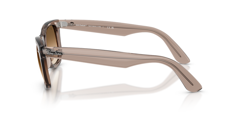 Ray-Ban WAYFARER in Transparent Light Brown - Alternate View