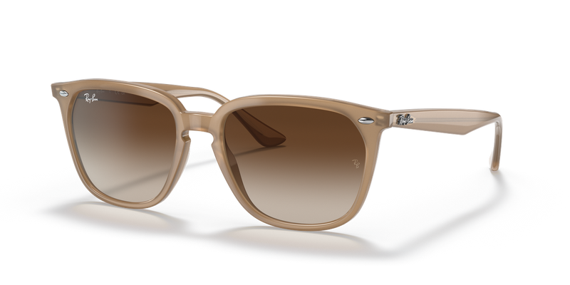 Ray-Ban RB4362 in Light Brown / Brown (616613) - Alternate View
