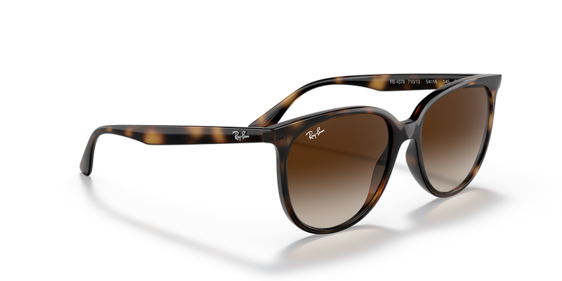 Ray-Ban RB4378 in Havana / Gradient Brown (710/13) - Alternate View