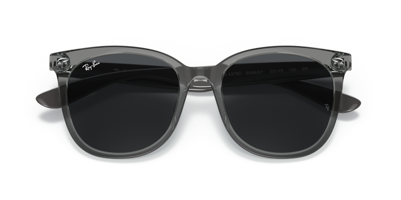 Ray-Ban RB4379D in Transparent Grey - Alternate View
