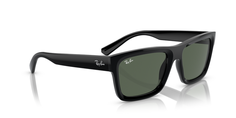 Ray-Ban WARREN in Black / Dark Green (667771) - Alternate View