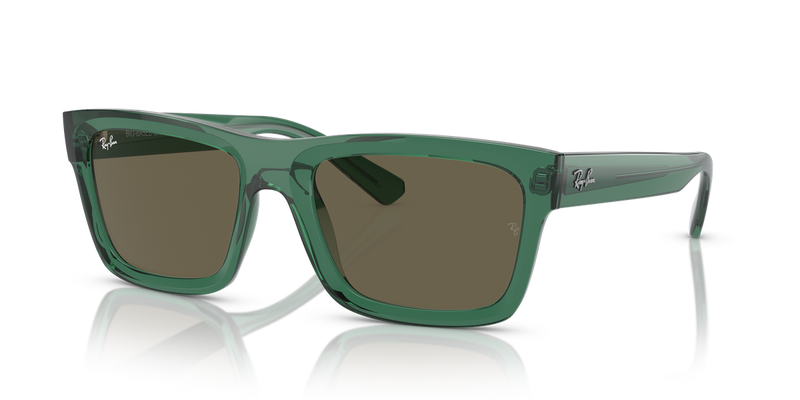 Ray-Ban WARREN in Transparent Green / Brown (6681/3) - Alternate View