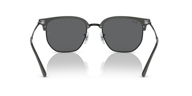 Ray-Ban NEW CLUBMASTER in Grey On Black - Alternate View