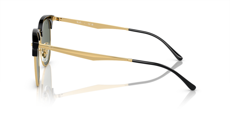 Ray-Ban RB4418D in Black On Gold - Back View