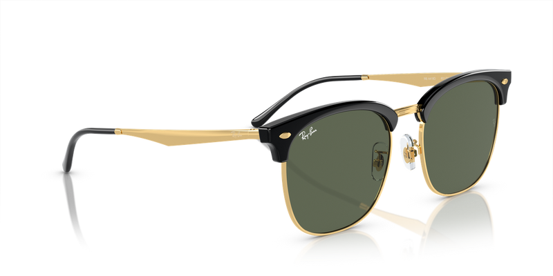 Ray-Ban RB4418D in Black On Gold - Alternate View