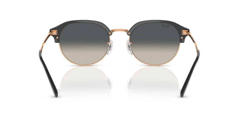Ray-Ban RB4429 in Dark Grey On Rose Gold - Temple Detail