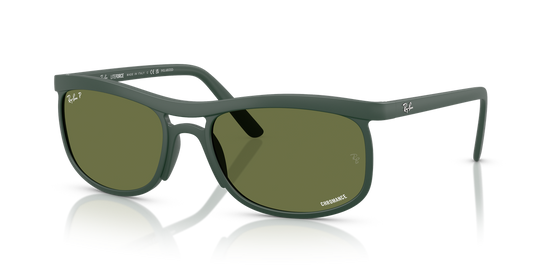 Ray-Ban RB4452CH - Sand Green / Green Polarized+ (6016/2)
