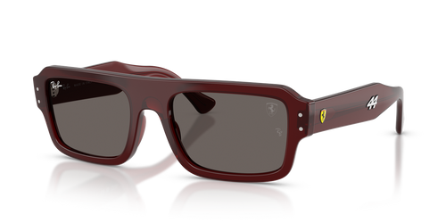 Red Trasparent / Dark Grey (F710B1)