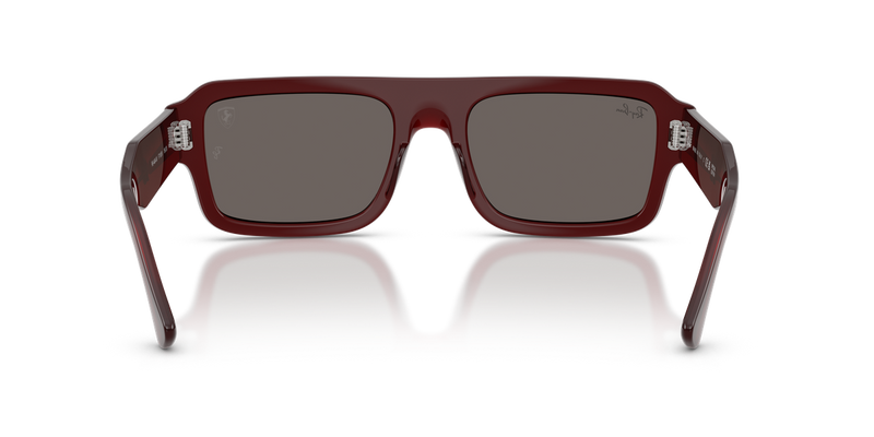 Ray-Ban RB4454M in Red Trasparent - Temple Detail