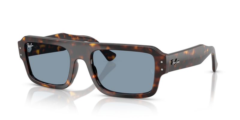 Ray-Ban FLACKO in Havana / Blue (902/56) - Alternate View