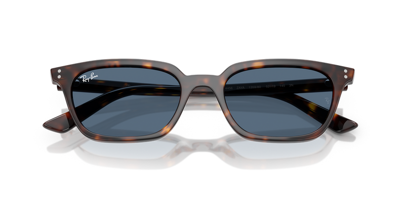 Ray-Ban ZAYA in Havana / Dark Blue (135980) - Side View