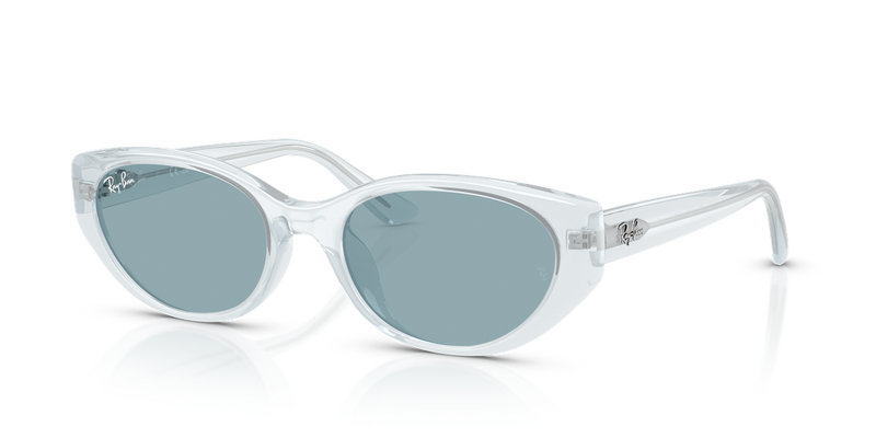 Ray-Ban RB4457D in Transparent Ice / Blue (687280) - Alternate View