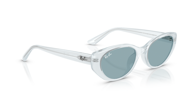Ray-Ban RB4457D in Transparent Ice / Blue (687280) - Alternate View