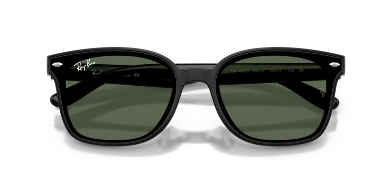 Ray-Ban RB4461D in Black / Dark Green (601/71) - Side View