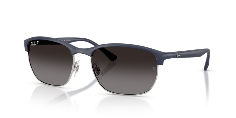 Ray-Ban RB4469 in Sand Dark Blue / Grey Gradient Polarized (6331T3) - Alternate View