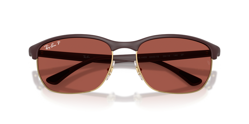 Ray-Ban RB4469 in Sand Violet / Polarized Red (64451B) - Alternate View