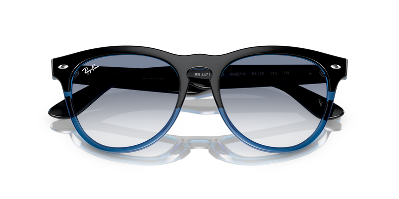 Ray-Ban IRIS in Black On Blue - Alternate View