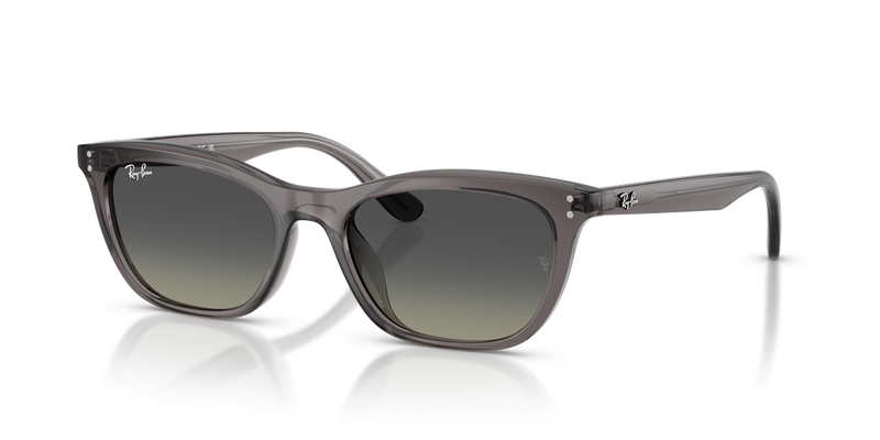 Ray-Ban RB4474D in Transparent Dark Grey - Front View