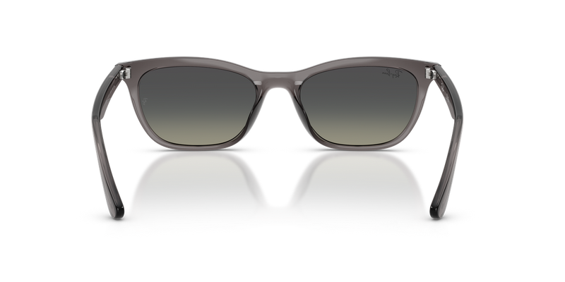 Ray-Ban RB4474D in Transparent Dark Grey - Temple Detail