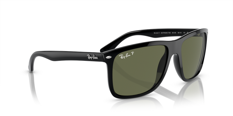 Ray-Ban BOYFRIEND TWO in Black / Green Polarized (601/58) - Alternate View