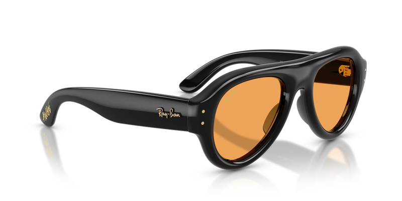 Ray-Ban RB4925 in Black / Orange (601/7) - Alternate View