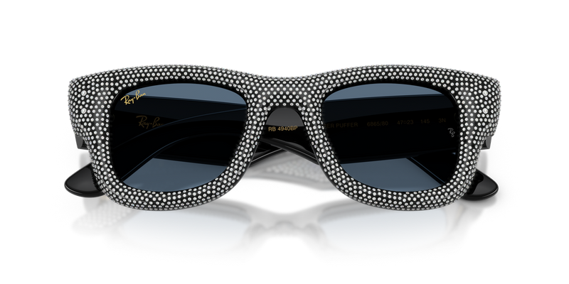 Ray-Ban WAYFARER PUFFER in Black / Dark Blue (686580) - Alternate View