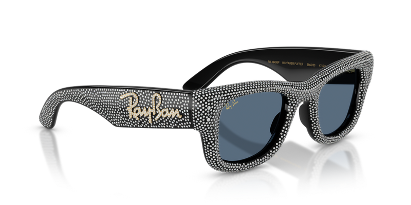 Ray-Ban WAYFARER PUFFER in Black / Dark Blue (686580) - Alternate View