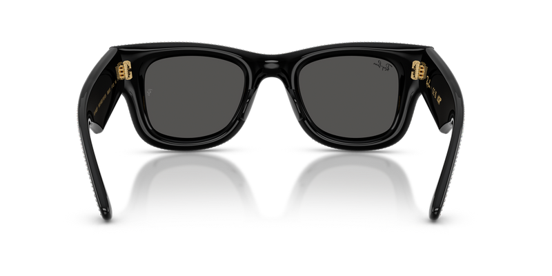 Ray-Ban WAYFARER PUFFER in Black & Strass Pave / Ultra Black (686587) - Temple Detail