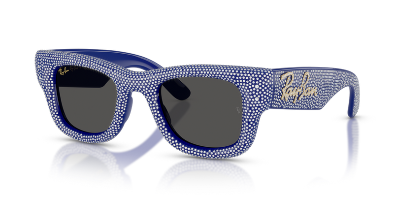 Ray-Ban WAYFARER PUFFER in Blue & Strass Pave / Ultra Black (686787) - Alternate View