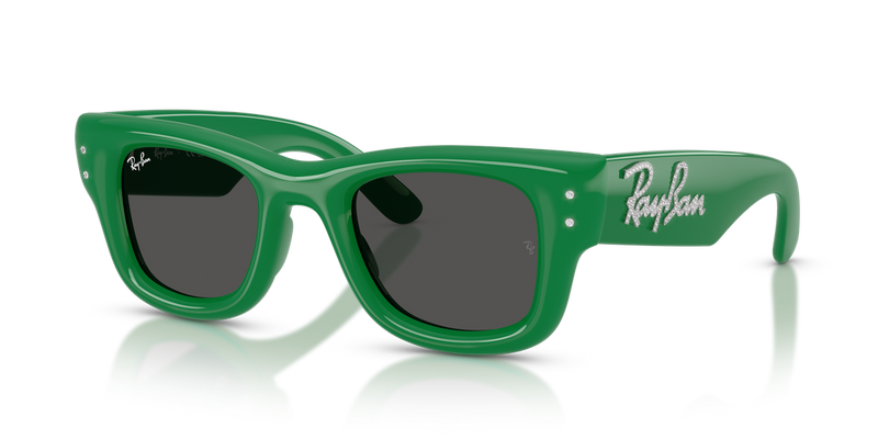 Ray-Ban WAYFARER PUFFER in Green & Strass - Alternate View