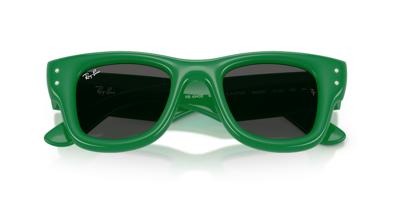 Ray-Ban WAYFARER PUFFER in Green & Strass - Alternate View