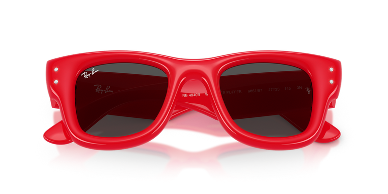 Ray-Ban WAYFARER PUFFER in Red & Strass - Alternate View