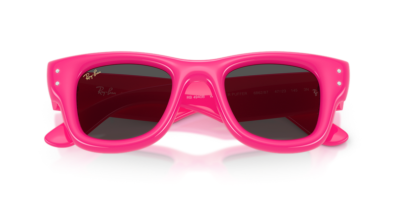 Ray-Ban WAYFARER PUFFER in Pink & Strass - Side View
