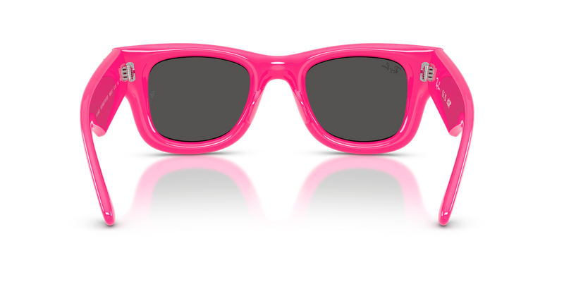 Ray-Ban WAYFARER PUFFER in Pink & Strass - Temple Detail