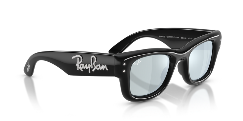Ray-Ban WAYFARER PUFFER in Black - Alternate View