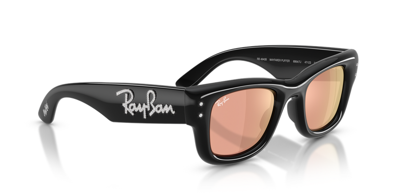 Ray-Ban WAYFARER PUFFER in Black - Alternate View