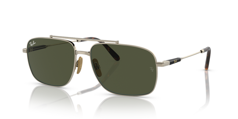 Ray-Ban MICHAEL TITANIUM in Arista Gold / Green (926531) - Alternate View