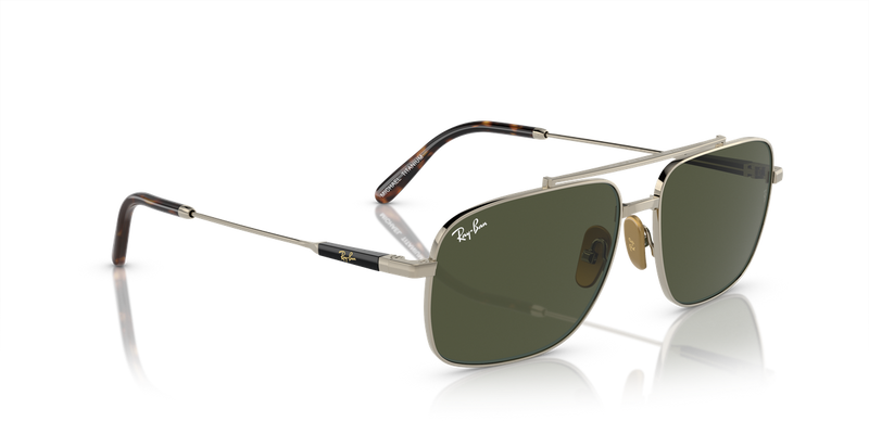 Ray-Ban MICHAEL TITANIUM in Arista Gold / Green (926531) - Alternate View