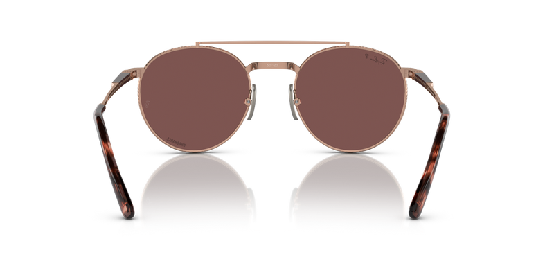 Ray-Ban ROUND II TITANIUM in Rose Gold - Alternate View