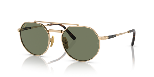 Ray-Ban JACK II TITANIUM - Arista Gold / Green (313852)