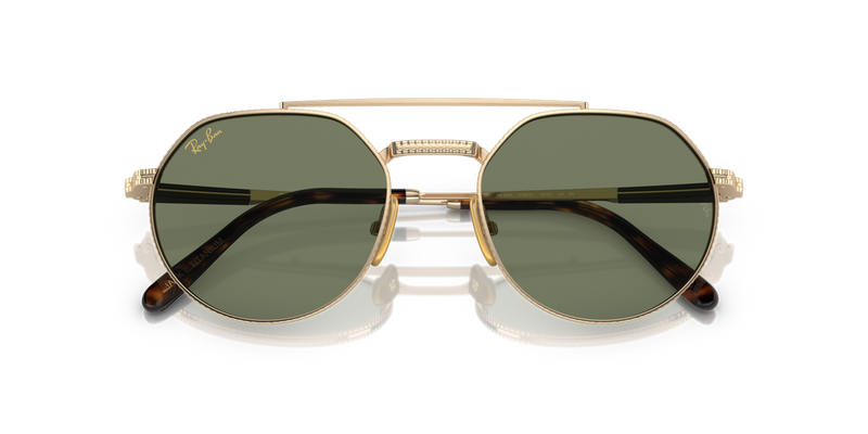 Ray-Ban JACK II TITANIUM in Arista Gold - Side View
