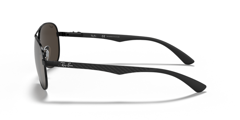 Ray-Ban CARBON FIBRE in Black - Back View