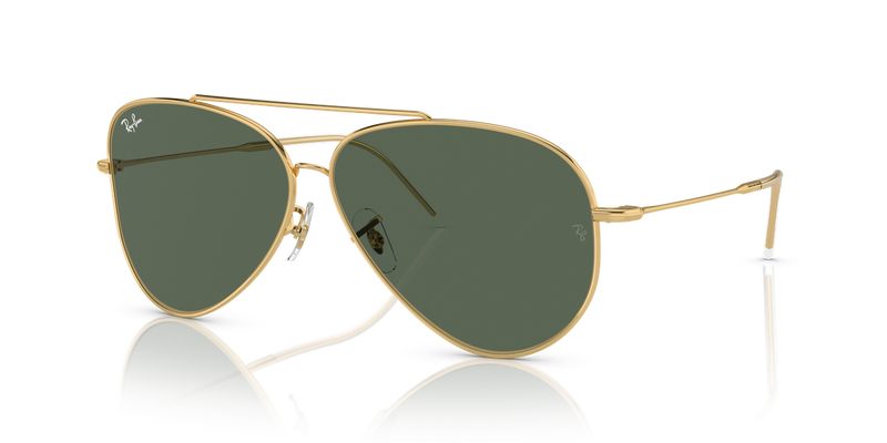 Ray-Ban AVIATOR REVERSE in Arista Gold / G-15 Green (001/VR) - Alternate View