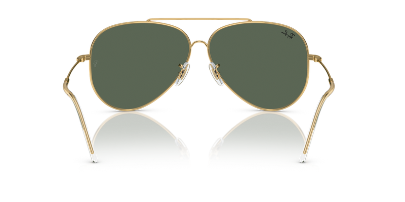 Ray-Ban AVIATOR REVERSE in Arista Gold / G-15 Green (001/VR) - Alternate View