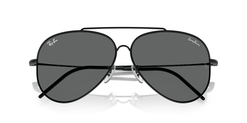 Ray-Ban AVIATOR REVERSE in Black / Dark Grey (002/GR) - Alternate View