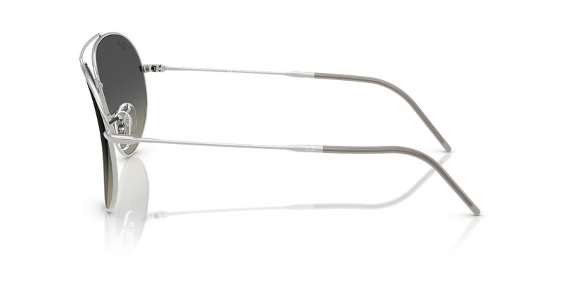 Ray-Ban AVIATOR REVERSE in Silver / Grey Gradient (003/11) - Back View