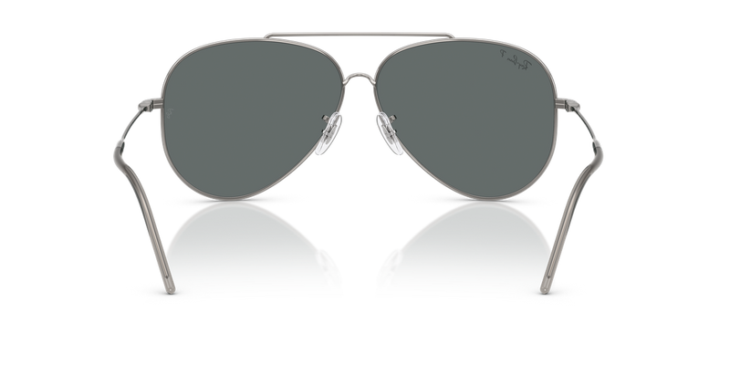 Ray-Ban AVIATOR REVERSE in Gunmetal / Polarized Dark Grey (004/81) - Alternate View
