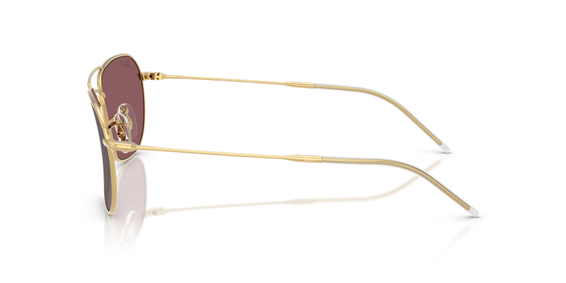 Ray-Ban CARAVAN REVERSE in Arista Gold / Polarized Pink (001/LB) - Alternate View